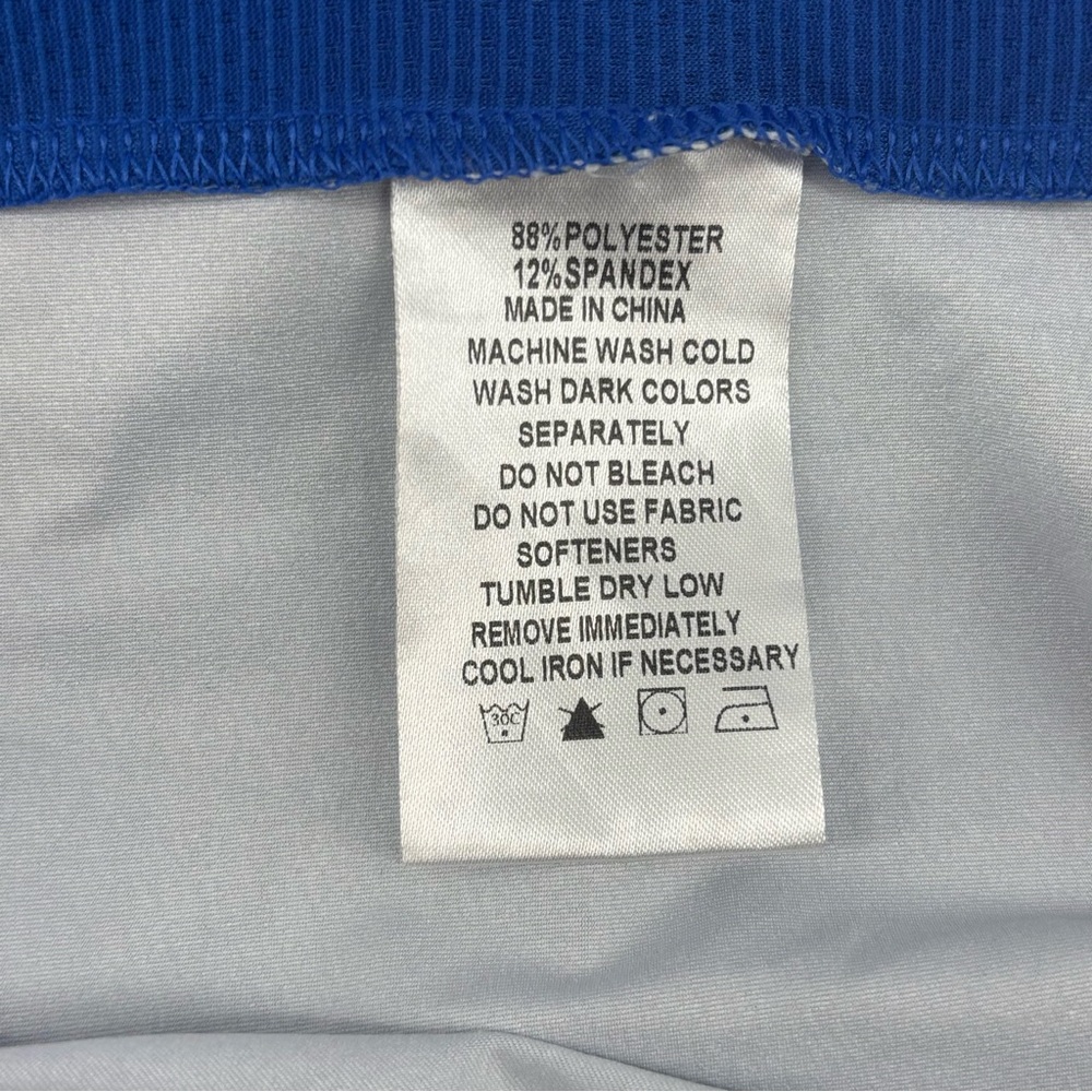 Deolax Mens Blue/Navy Blue Camou Short Sleeve Performanc Polo Size MD - Picture 9 of 10